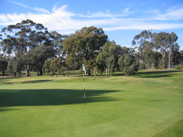 Green on Hole 1